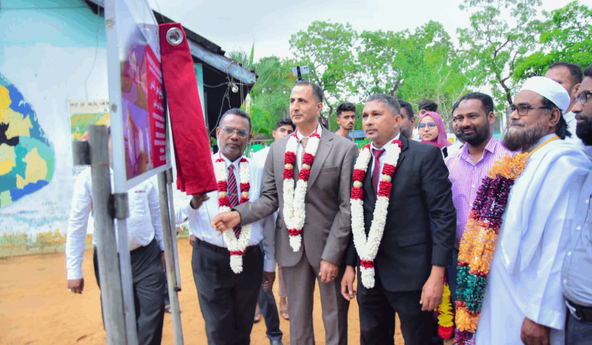 Qatar Charity Lays Foundation Stone